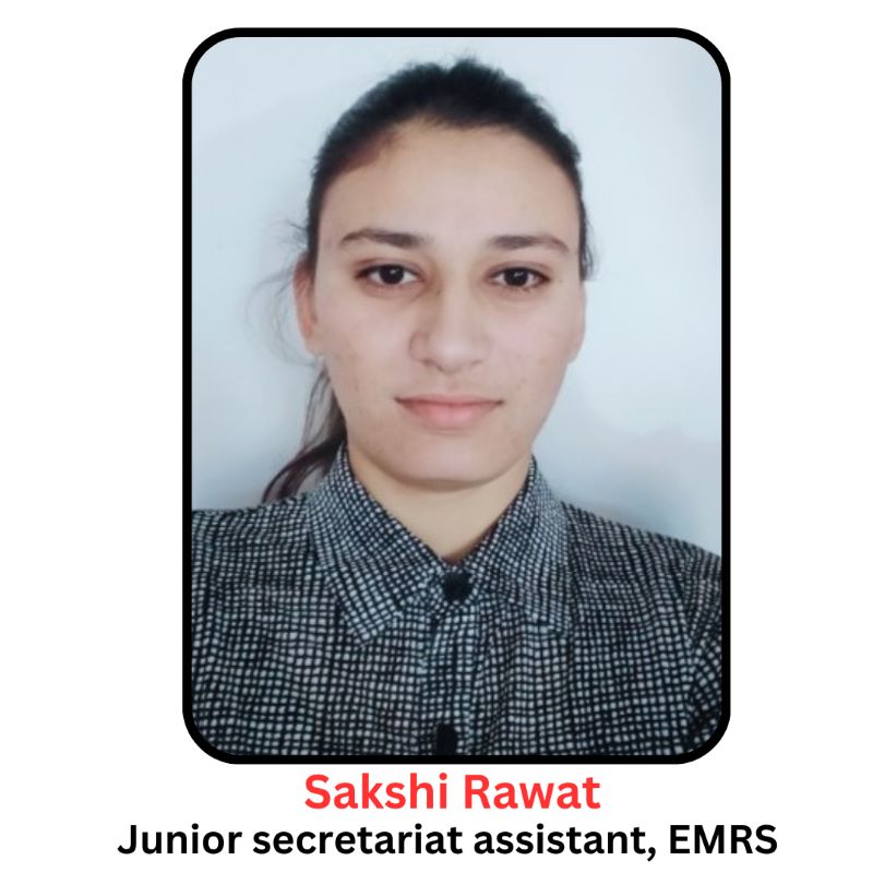 Sakshi Rawat EMRS selection via SG Classes India Ajmer.