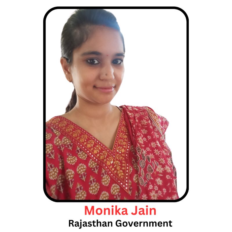 Monika Jain Rajasthan Govt success - SG Classes India RAS Coaching in Ajmer.