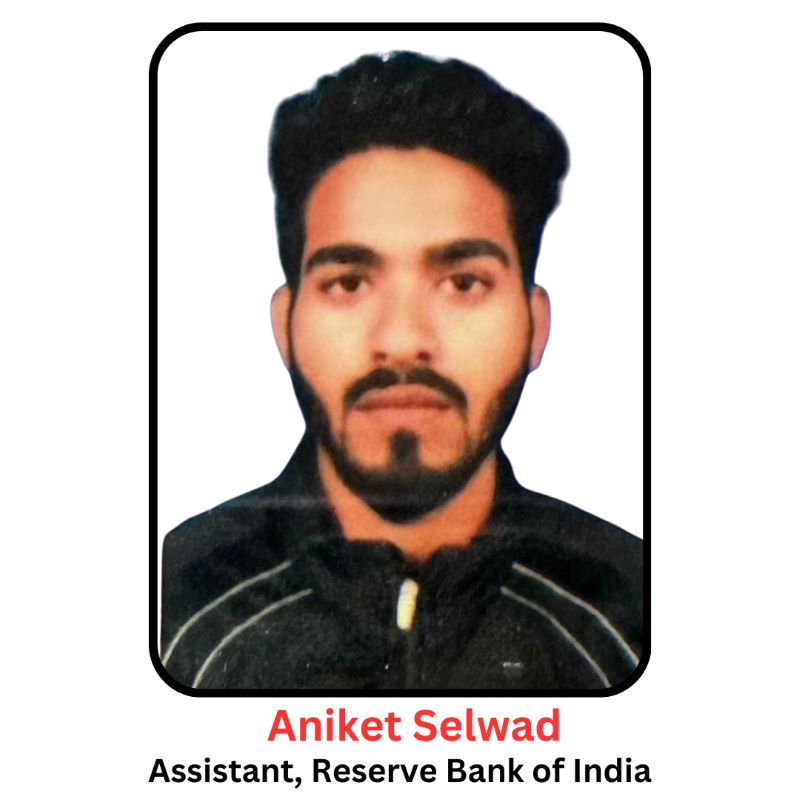 Aniket Selwad RBI Assistant - SG Classes India Bank Coaching in Ajmer.