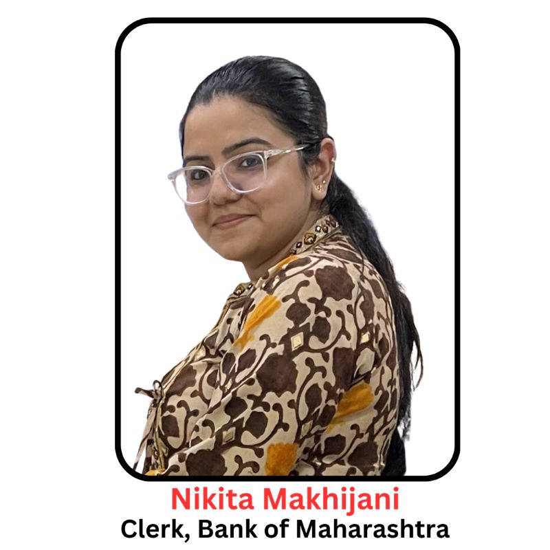 Nikita Makhijani Bank of Maharashtra success - SG Classes India Bank Coaching in Ajmer.