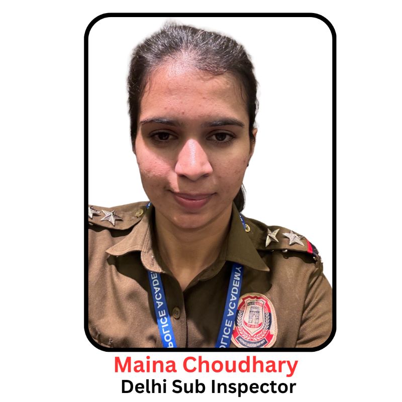 Maina Choudhary Delhi Police SI - SSC Coaching in Ajmer by SG Classes India.