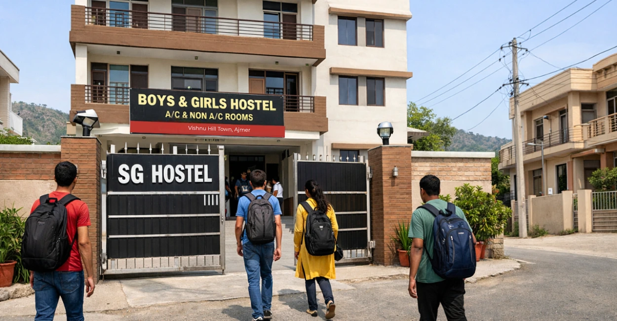 SG Hostel in Ajmer near SG Classes Campus