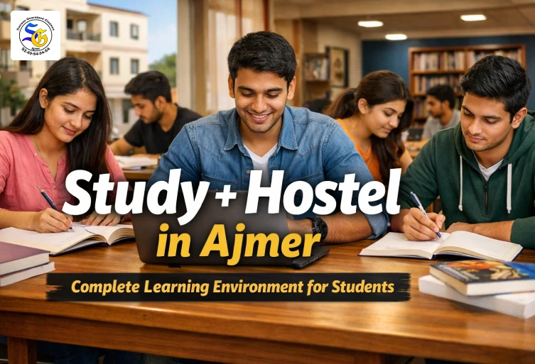 Students studying at SG Classes with hostel learning facility in Ajmer