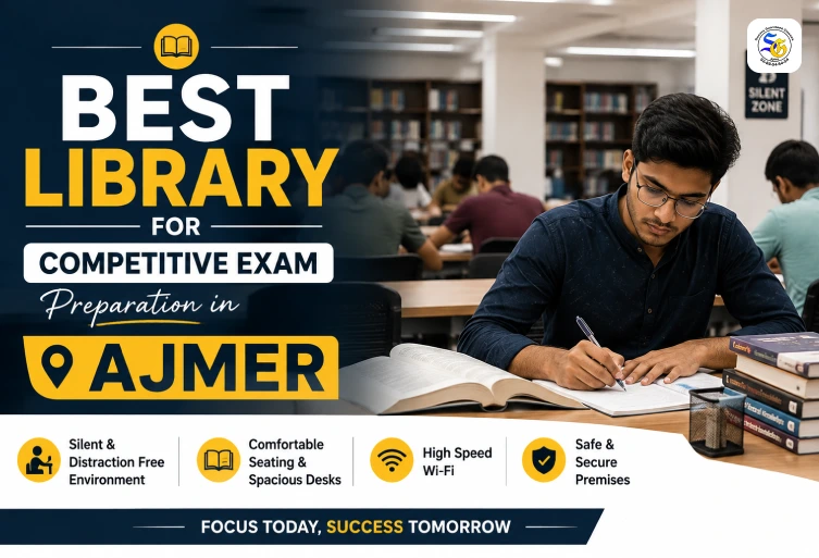 Best Library for Competitive Exam Preparation in Ajmer