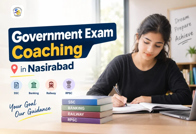 Government Exam Coaching in Nasirabad for SSC, Banking, Railway and RPSC preparation at SG Classes.